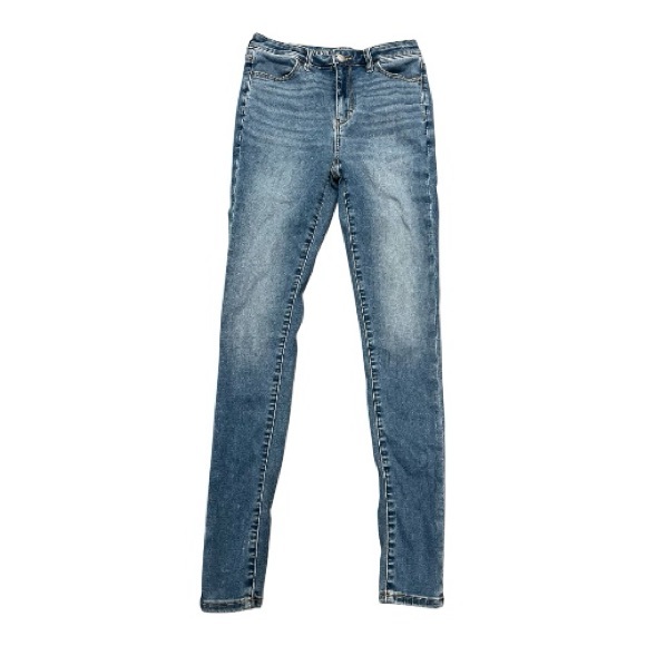 American Eagle super High-Rise Jeggings light denim women’s size 4 Long - Picture 1 of 10